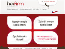 Tablet Screenshot of hotfirm.cz